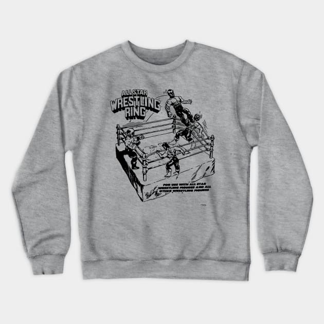 All Star Wrestling Ring! Crewneck Sweatshirt by E5150Designs